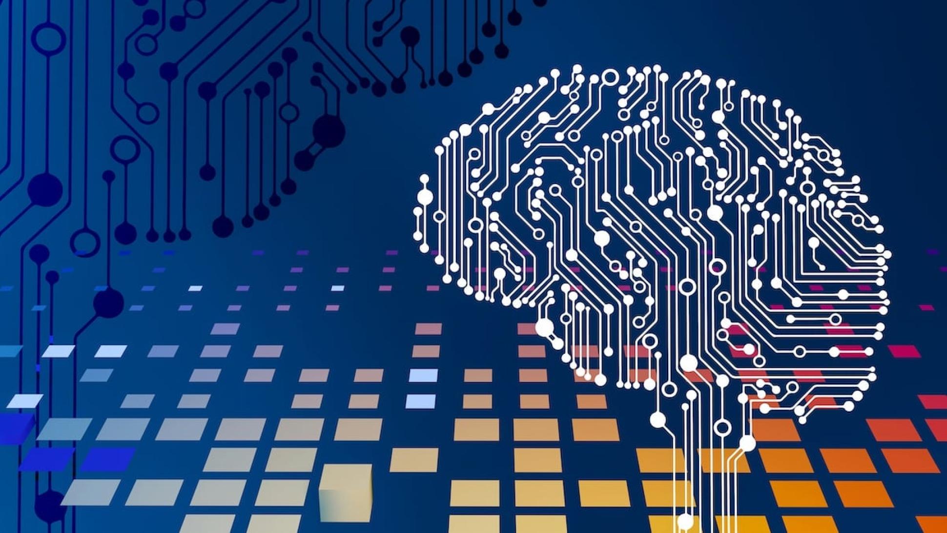 Graphic of a brain made up of circuits - Image by Steve Johnson on Unsplash